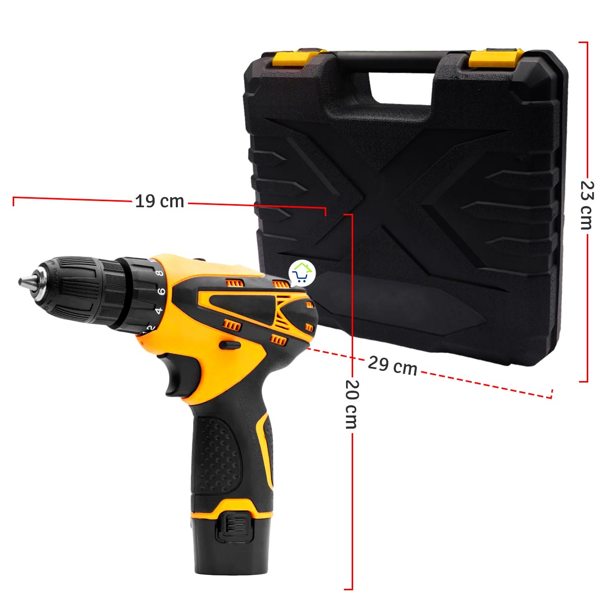 Miniatura 5 de Taladro Inalambrico Recargable 12v H01